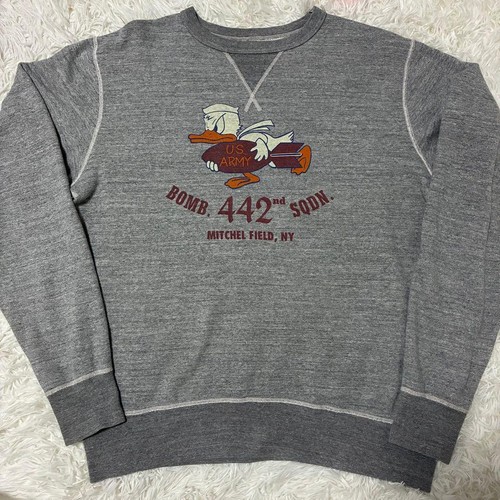Buzz rickson sweatshirt gray - buzz,